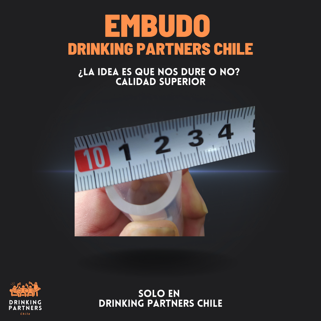 Embudo de fiesta para cerveza y bebestibles Drinking Partners Chile