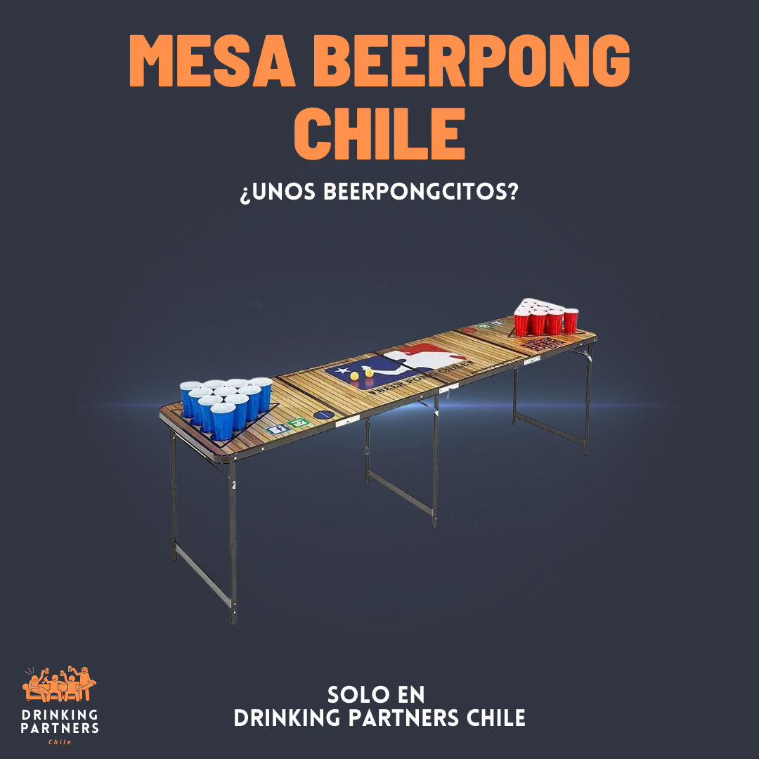 Mesa de Beerpong Chile Hielera (5ta generación)