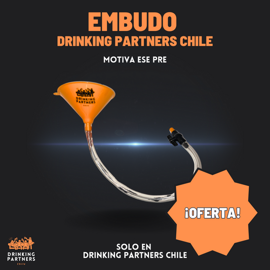 Embudo de fiesta para cerveza y bebestibles Drinking Partners Chile